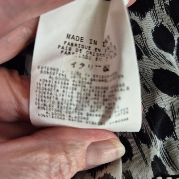 Gianfranco Ferre Italy Designer Checked Silk Lined Crop Jacket Size 42 - Picture 6 of 13